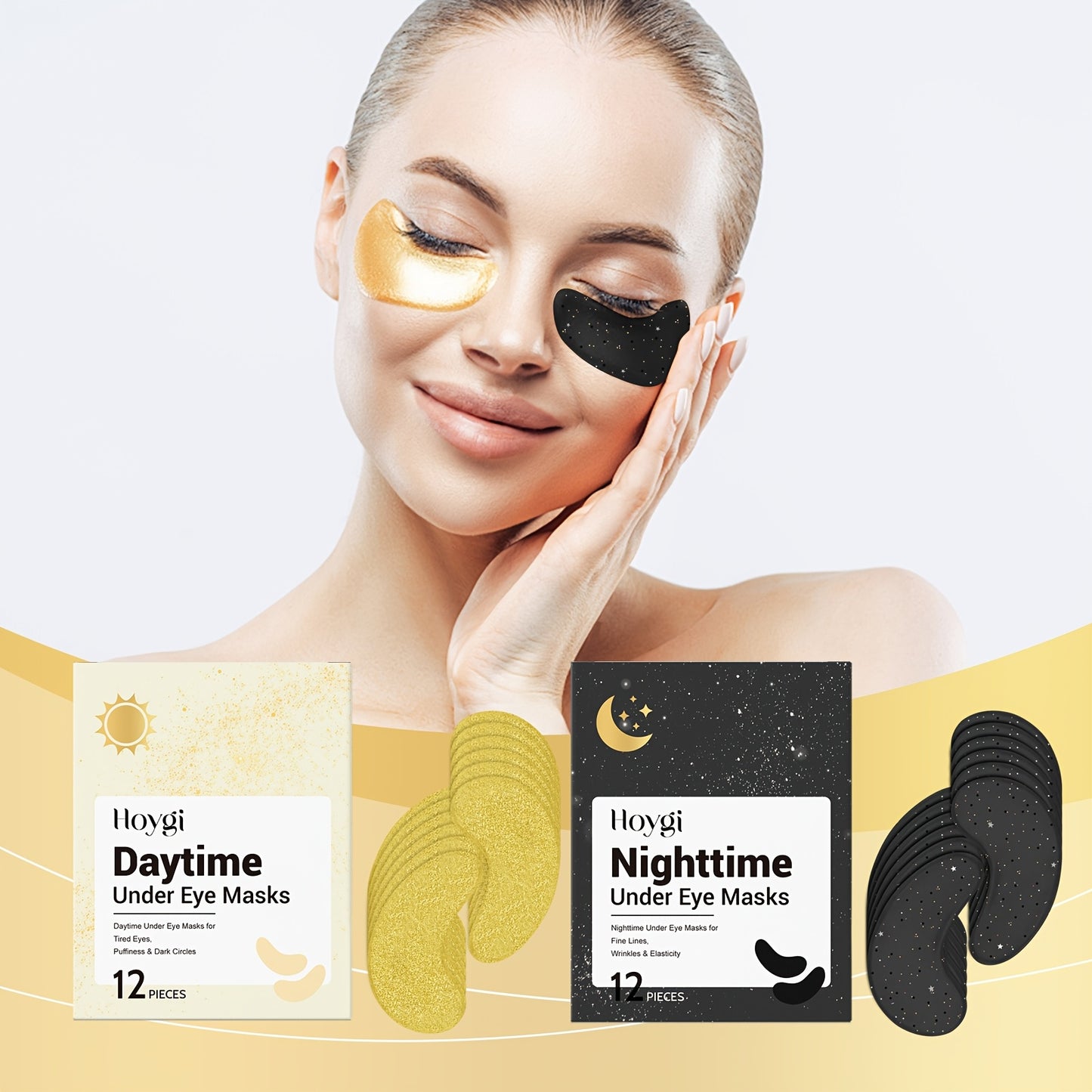 Patchs pour les yeux spécial nuit, anti-cernes, rajeunissements, hydratants